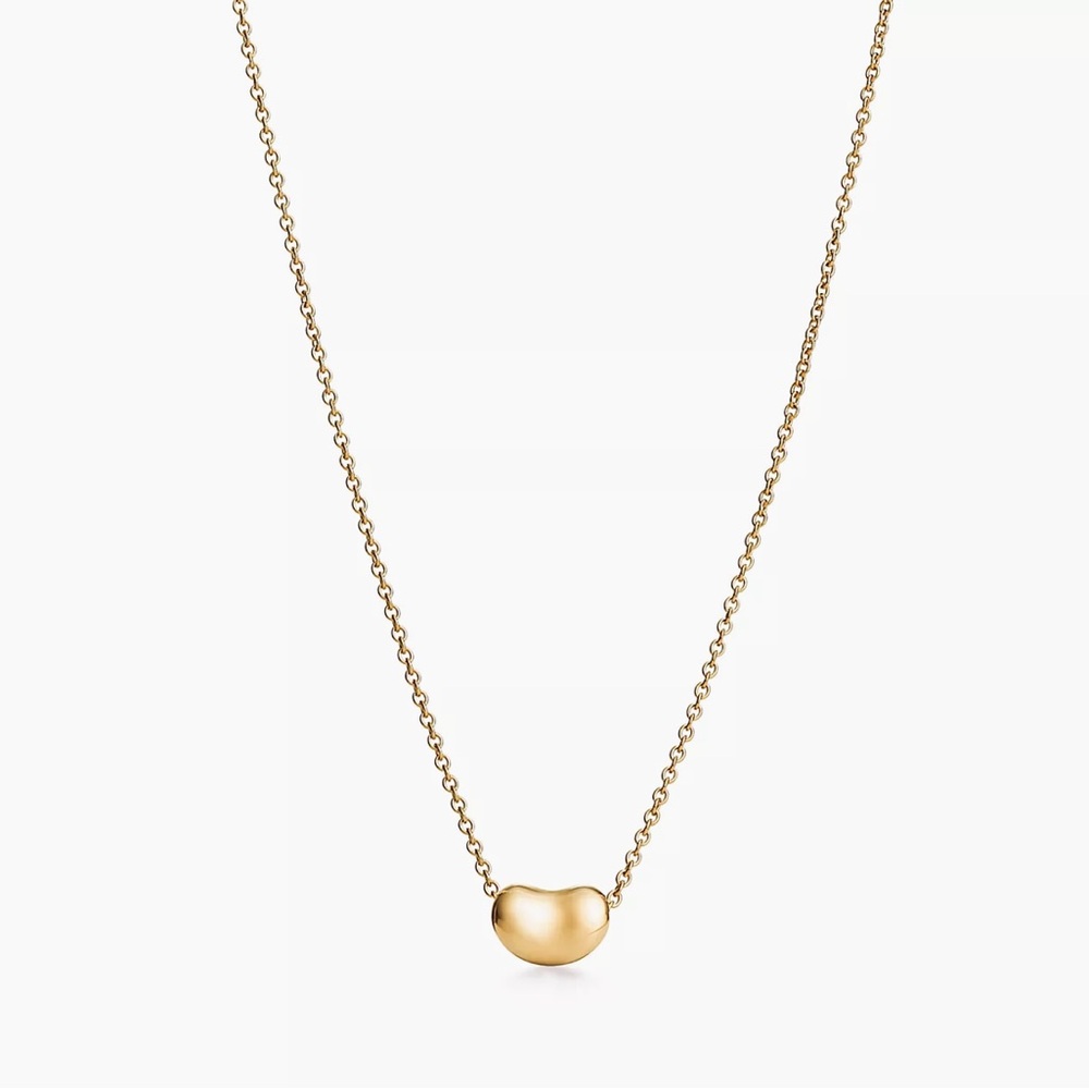 Tiffany Elsa Peretti Bean Necklace